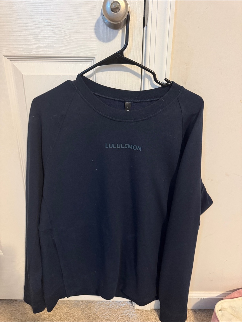 lululemon athletica Navy Crewneck Sweatshirt